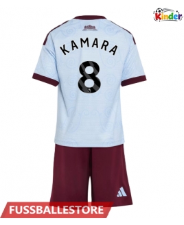 Günstige Aston Villa Boubacar Kamara #8 3rd trikot Kinder 2026-27 Kurzarm (+ Kurze Hosen)